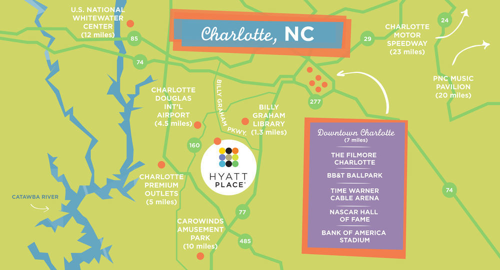 Hyatt Place Airport Billy Graham Parkway 3* Charlotte