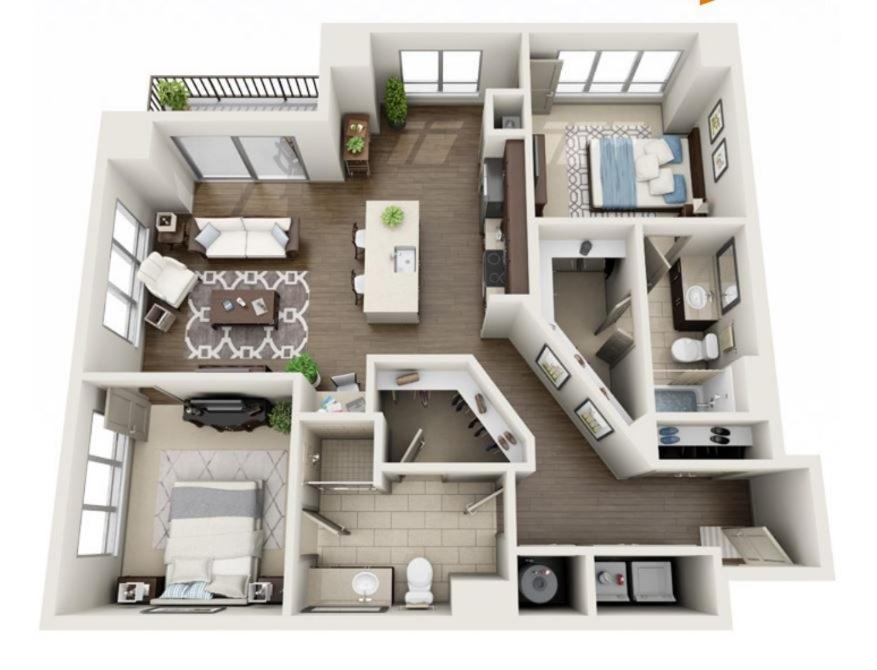 Apartment 2br Uptown Furnished Near Truist Fields Apts Charlotte