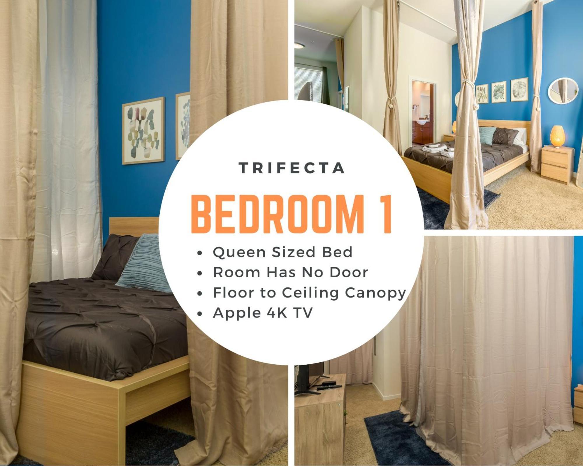 Trifecta Spacious & Beautiful Wifi Superhost Apartment *