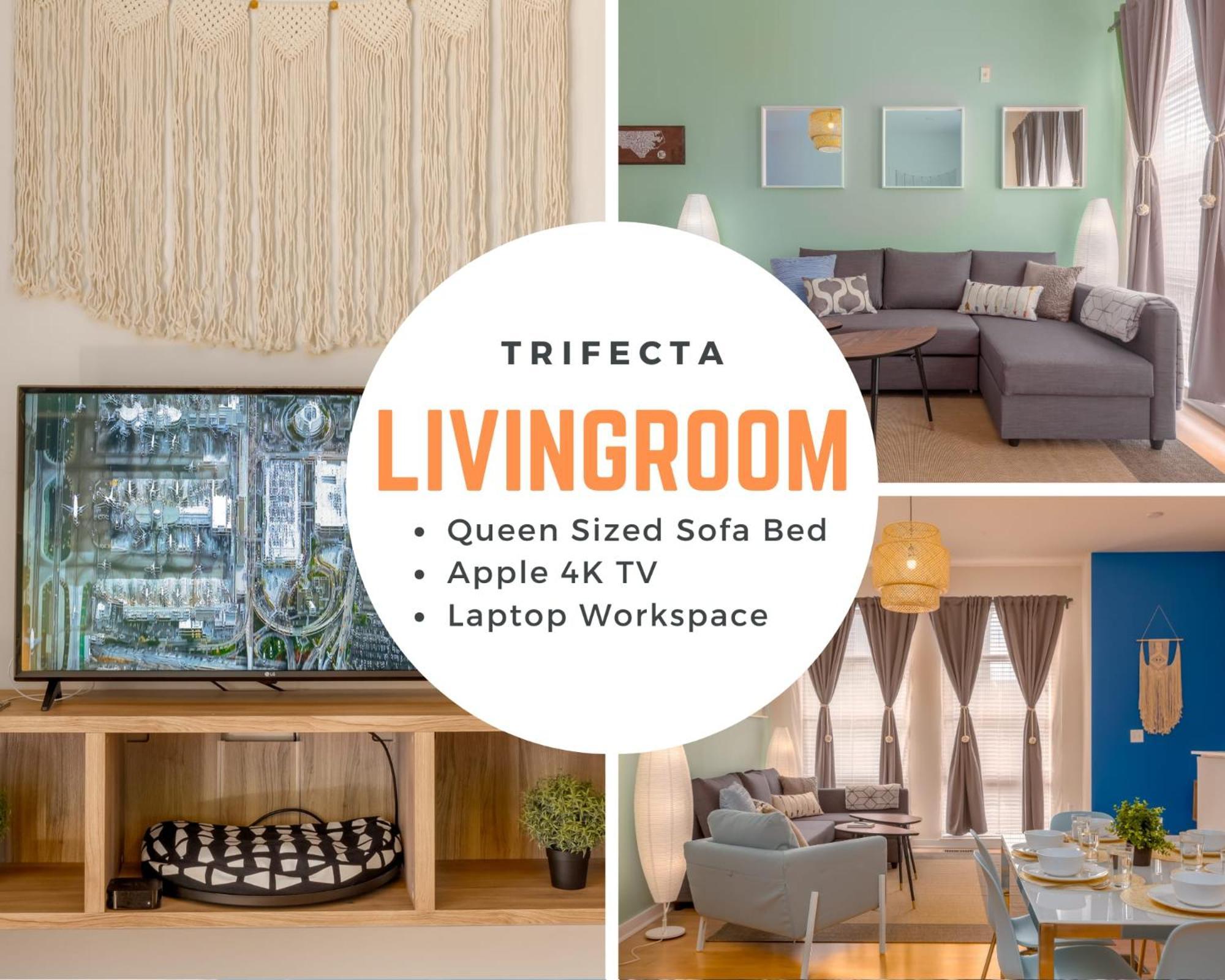 Trifecta 10 Min Walk To 7th St Market Superhost Apartment