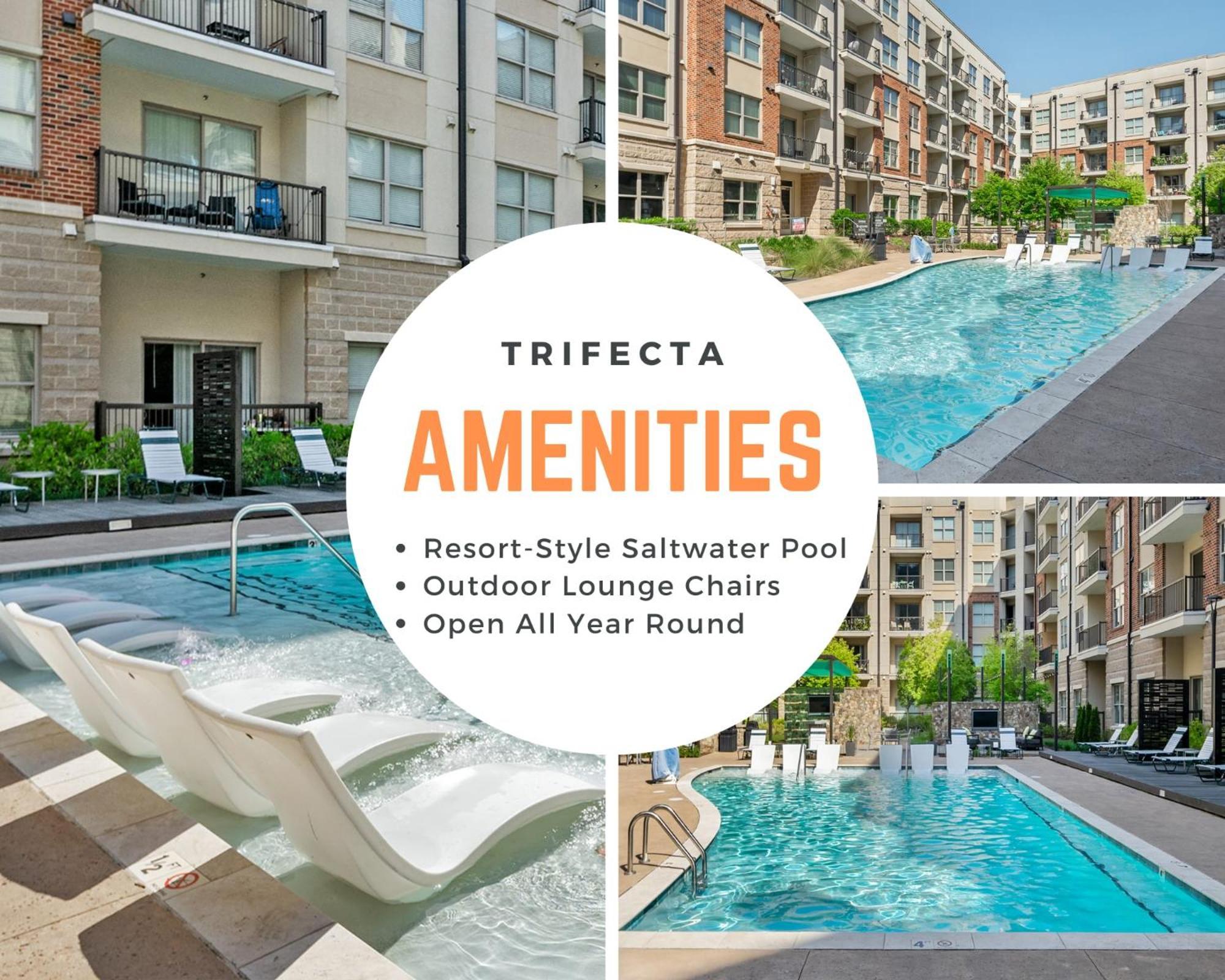Uptown 4th Ward Luxury Year-round Pool Apartment *